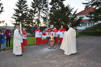 Auferstehungsfeier in der Katholischen Kirche in Zierenberg